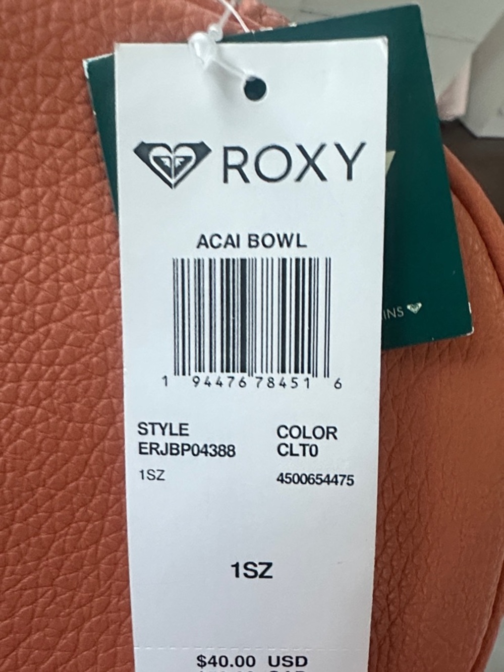 Roxy Peach Round Crossbody Purse - Picture 2 of 2